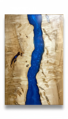 Esstisch River Table Massiv Tische 220x100 Flusstisch Epoxidharz Meer