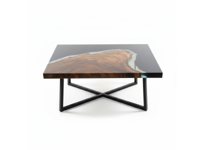 Couchtisch River Table Epoxidharz Massiv Tische 70x40 Flusstisch