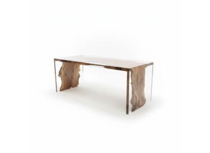 Couchtisch Echtes Holz Flusstisch Massiv Epoxidharz Tische Couchtische 120x60