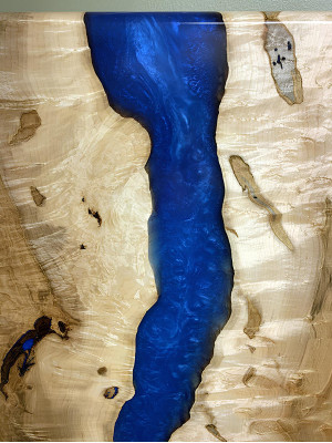 Tische Esstisch Design Tisch Moderne Meer Ozean Fluss Möbel 200x90 Epoxid Harz
