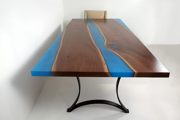 Moderne Tische Esstisch Meer Design Tisch Harz Fluss Möbel 220x90 Epoxid Ozean