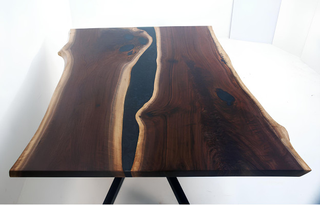Epoxidharz Maßanfertigung Tisch Epoxy Resin Fluss Echtes Holz Preis 1qm Tische