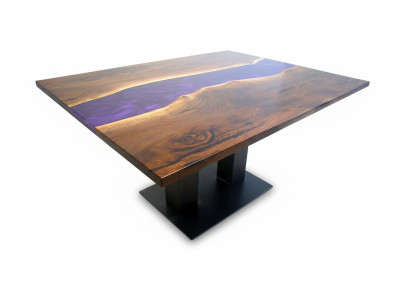 Tisch Epoxidharz Epoxy Resin Fluss Echtes Holz Preis 1qm Tische Maßanfertigung