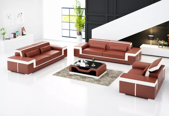 Wohnlandschaft Sofa Sofagarnitur 321 Sitzer Ecksofa Polster Designer Garnitur