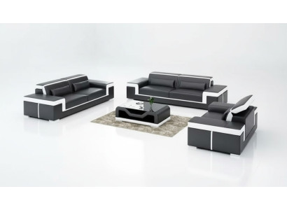 Wohnlandschaft Sofa Sofagarnitur 321 Sitzer Ecksofa Polster Designer Garnitur