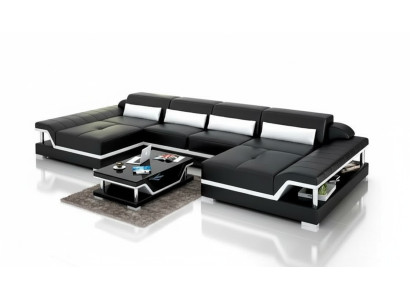 Design Sofa Ledergarnitur Couchen Eckcouch Polster Sofas Ledercouch Wohnzimmer