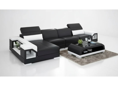 Ecksofa Polster Ecksofa Modernes LForm Couchtisch Sofa Wohnlandschaft 2tlg. Neu