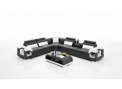 Wohnzimmer Ledersofa Ledercouch Couch Garnituren Sofa Ledersofas Wohnlandschaft