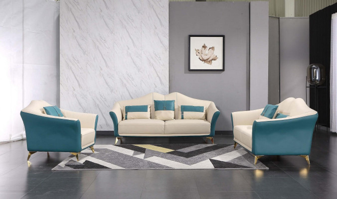 Chesterfield Sofagarnitur Polster sitz Garnituren 2tlg. Set 3+2 Sitzer Neu
