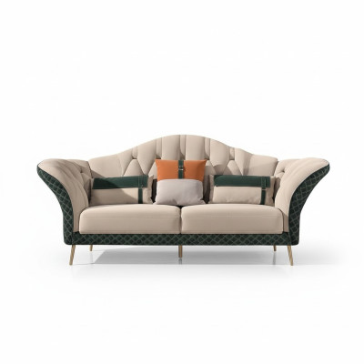 Designer Garnituren Sofa Couch Polster Garnitur 6tlg. Set Leder Couchtisch