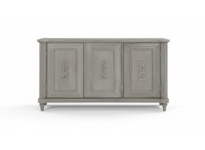 Kommode Anrichte Konsole Holz Schrank Garderobe Sideboard Design Möbel Grau Neu