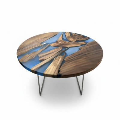 Runde Tische Esstisch Design Tisch Moderne Meer Fluss Möbel 90 cm