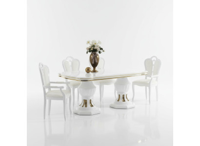 Klassischer Designer Esstisch Tisch Wohnzimmer Italienischer Tische Stil Möbel