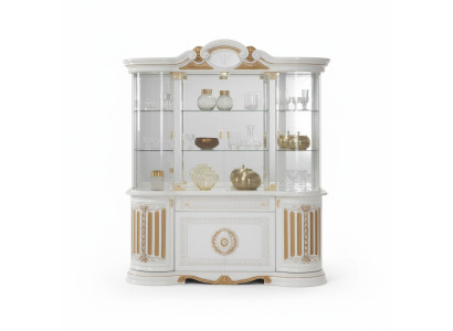 Vitrine xxl Schrank Vitrinen Schau Schränke Design Italienische Möbel Wohnzimmer
