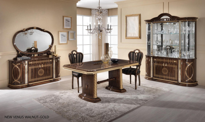 Italienische Möbel Vitrine xxl Schrank Vitrinen Schau Schränke Design Wohnzimmer