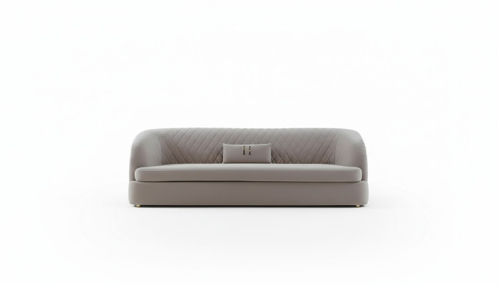 Dreisitzer Textil Couch Polster Design Sofa 3er Sitz Sofas Möbel Big Sofa Neu