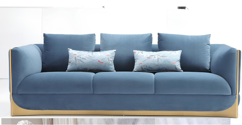 Dreisitzer Couch Polster Design Sofa Moderne 3er Sitz Sofas Zimmer Luxus Möbel