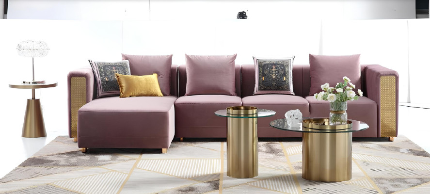 Ecksofa L Form Sofa Couch Design Couchen Polster Textil Modern Neu Eck Garnitur