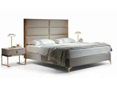 Bett 2x Nachttisch 3tlg. Schlafzimmer Set Design Luxus Schlafzimmer Hotel Möbel
