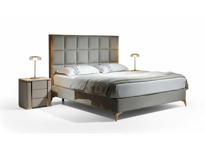 Bett 2x Nachttisch 3 tlg. Schlafzimmer Set Designer Luxus Gruppe Neu Garnitur