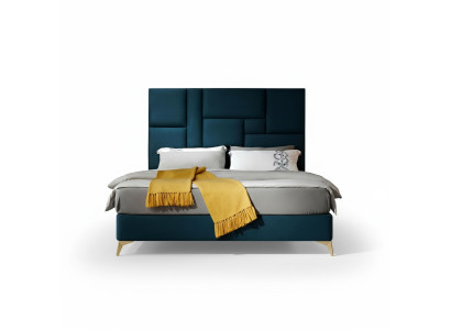 Bett 2x Nachttisch 3 tlg. Schlafzimmer Set Design Gruppe Garnitur