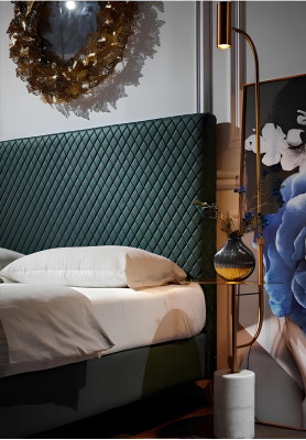 Bett Polster Design Luxus Doppel Betten Ehe Schlaf Zimmer Leder Hotel Bett Neu