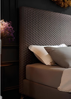 Design Luxus Luxur Polsterbett Designbett Leder Betten Ehebett Doppelbett Bett
