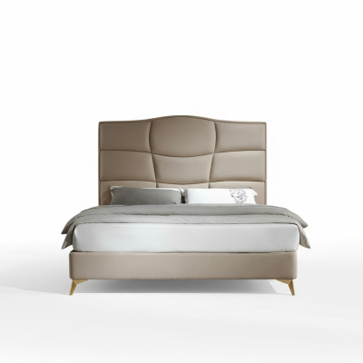 Schlafzimmer Doppelbett 180x200cm Luxus Bett Modern Textil Neu