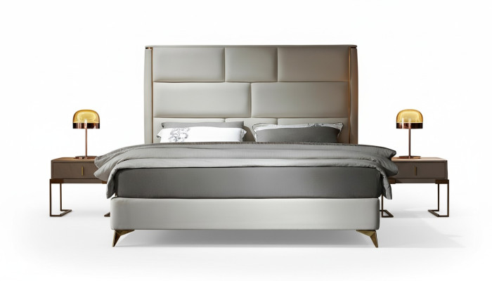 Bett 3tlg. Schlafzimmer Set Design Modern Luxus Schlafzimmer Nachttisch Betten