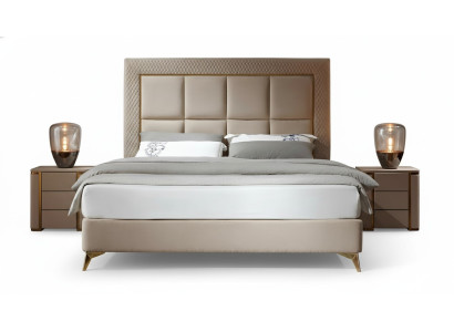 Bett 2x Nachttisch 3tlg. Schlafzimmer Set Design Luxus Schlafzimmer Komplett Neu