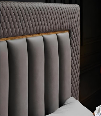 Doppel Hotel Betten Möbel Luxus Schlafzimmer Bett Polster Design Samt Ehebetten