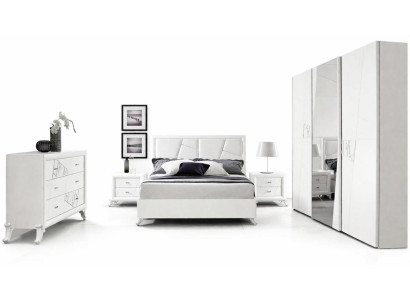 Bett Modern Betten Luxus Bettrahmen Doppel Holz Bettgestelle Schlafzimmer Weiß