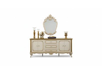 Italienische Möbel Kommode Gold Barock Rokoko Sideboard Kommoden Holz