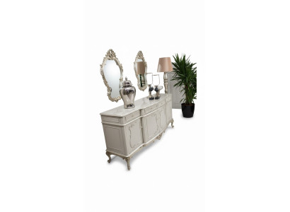 Sideboard Luxus Schrank Regal Anrichte Schränke Wohnzimmer Glasschrank