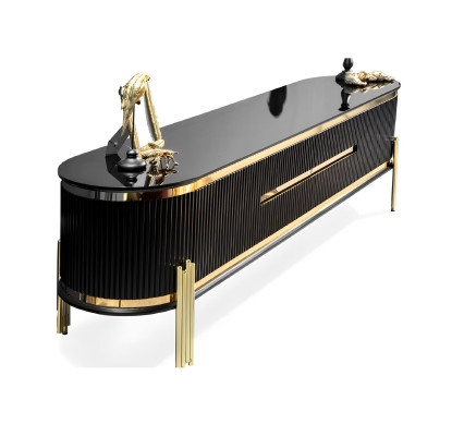 Sideboard Luxus Schrank Regal Holz Anrichte Schränke Wohnzimmer Modern Designer
