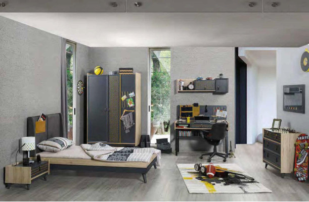 Kleiderschrank Schrank Jugendzimmer Schränke Hochschrank Jugend Kleiderschränke