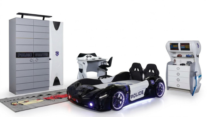 Kinder Bett Rennwagen Schlafzimmer Betten Möbel Matratze Autobett 