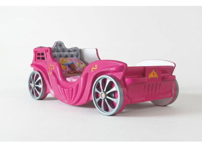 Betten Kutsche Prinzessin Kinderzimmer Bett Matratze Kinderbett  Möbel Holz Neu