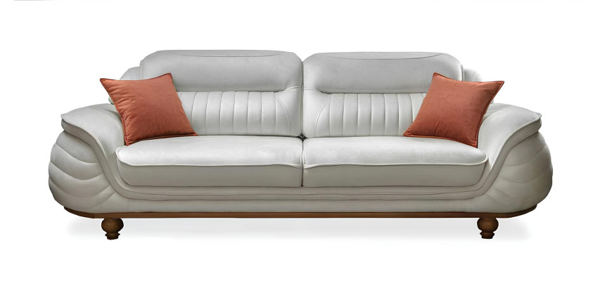 Garnitur Sofas Sessel Sofagarnitur 3+3+1 Sitzer Luxus Stoff Wohnzimmer