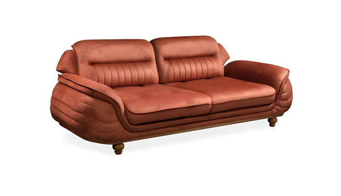 Sofa 3 Sitzer Möbel Stoff Dreisitzer Sofas Wohnzimmer Klassisches Stil