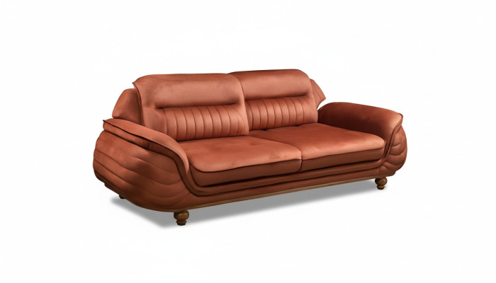 Sofa 3 Sitzer Möbel Stoff Dreisitzer Sofas Wohnzimmer Klassisches Stil