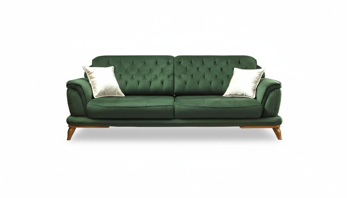 Sofa 3 Sitzer Klassische Couchen Luxus Möbel Sofas Stoff Couch