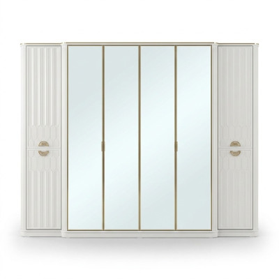 Kleiderschrank Spiegel Holzmöbel Schränke Italien für Schlafzimmer