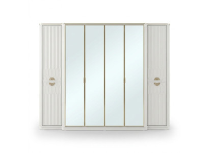 Kleiderschrank Spiegel Holzmöbel Schränke Italien für Schlafzimmer