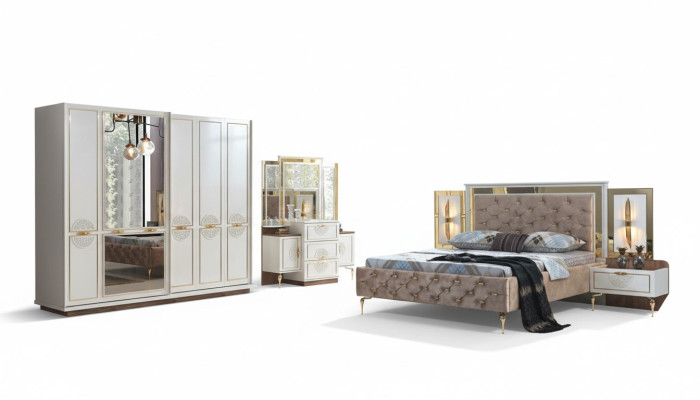 Exklusives 5-teiliges Luxus-Schlafzimmer-Set in Premium-Qualität