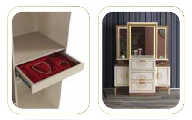 Schminktisch Möbel Holz Konsole Italienisches Sideboard Konsolen