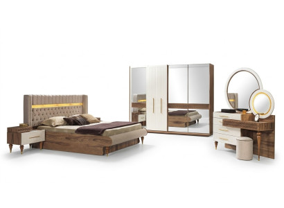 Stilvolles modernes Schlafzimmermöbel-Set im luxuriösen CHFpäischen Design