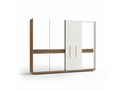 Kleiderschrank Schrank Luxus Holz Schränke Möbel Design Schlafzimmer
