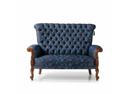 Italien Sessel Sofa Polsterung Design Textil Einsitzer Polsterung Sitz Sofas 1er