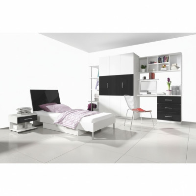 Schlafzimmer Jugend Kinder Zimmer Schrank Nachttisch Tisch Neu 5tlg.